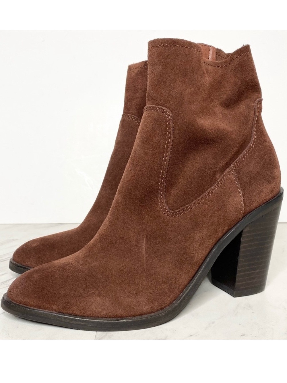 Treasure & Bond Brown Suede Bootie 6